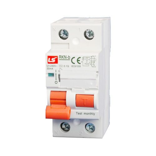 کلید محافظ جان ترکیبی RCCB ال اس (LS) 16 آمپر دو پل سری RKP